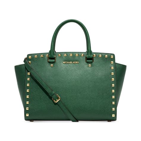 michael kors selma studded large|Michael kors selma studded satchel + FREE SHIPPING.